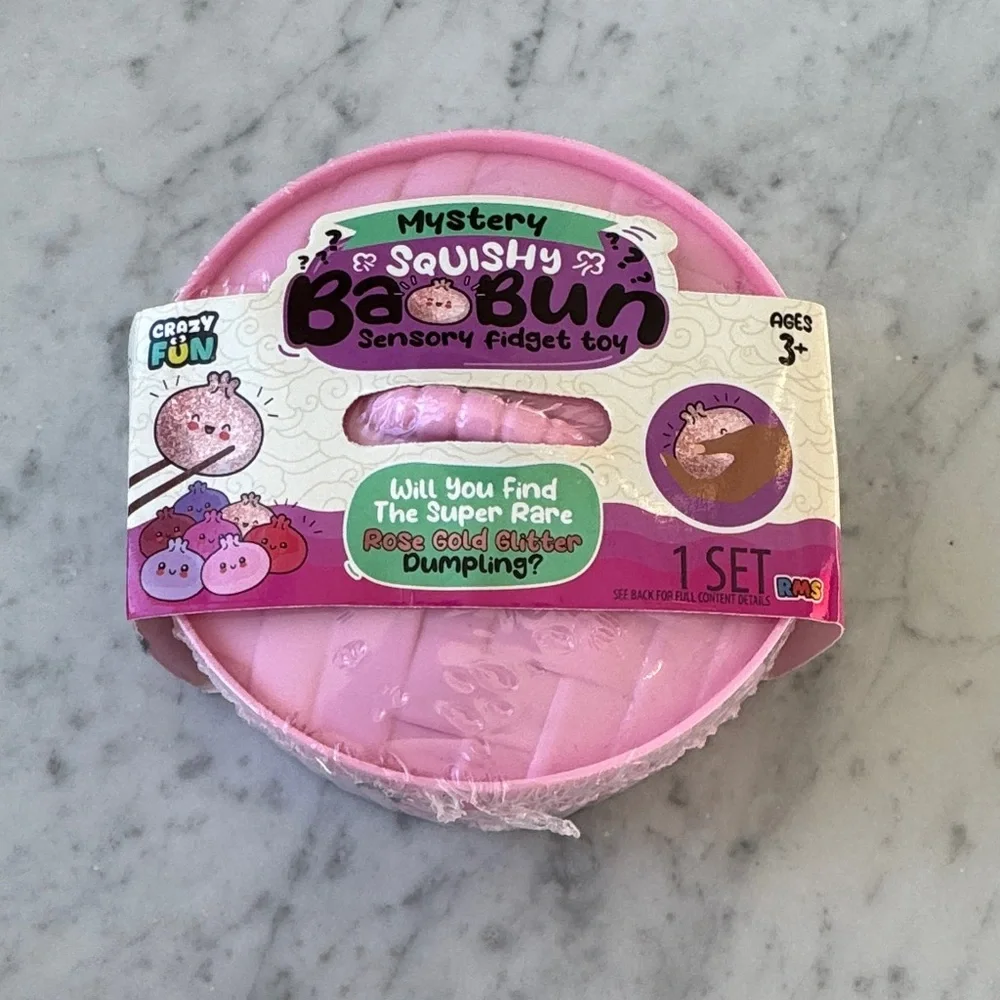 Squishy Bao Bun - Pink - Picture 1 of 2
